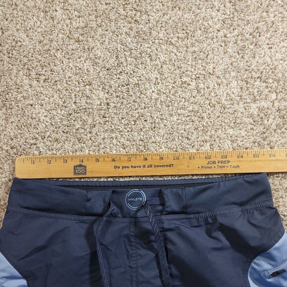 Hylete Shorts Men's Medium Blue Above Knee Performance Gym Active - Picture 2 of 7